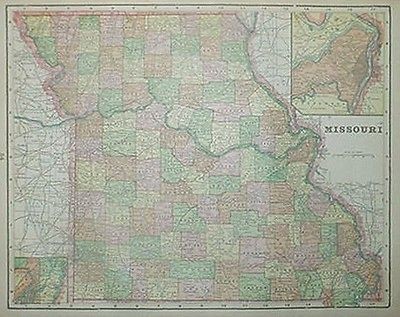 Antiques  Maps, Atlases & Globes  United States (Pre 1900)  AR, IA 