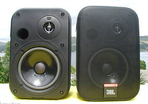 New JBL Control 1 Professional Speakers Black 150 Watt Studio Monitors