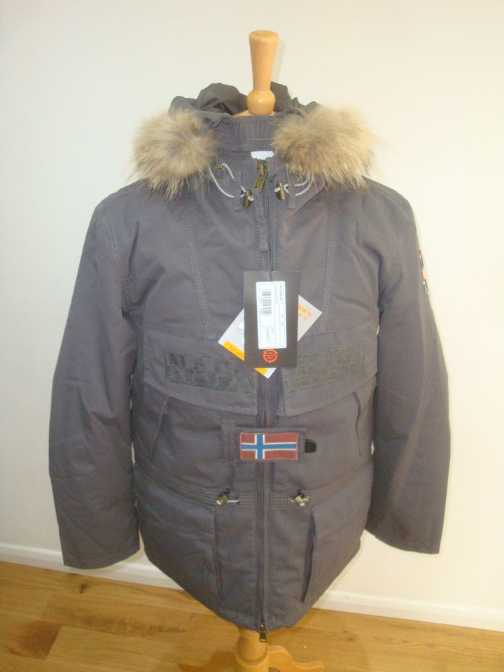 napapijri geographic open skidoo 12 grey old ash jacket