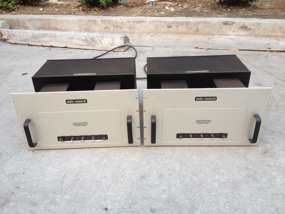 AUDIO RESEARCH M300 MKII MONOBLOCKS PAIR OF TUBE AMPLIFIERS