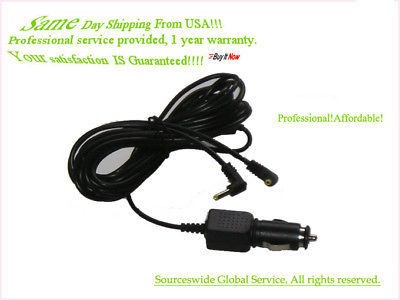 Car Auto Adapter Sylvania 7 Dual Screen DVD SDVD 8727 Charger Power 