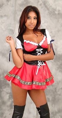 SEXY BEER MAID OKTOBERFEST HALLOWEEN COSTUME SIZE M/L