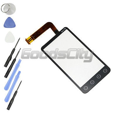 Touch Screen Digitizer Glass Replacement For HTC EVO 3D Digitizer + 8 