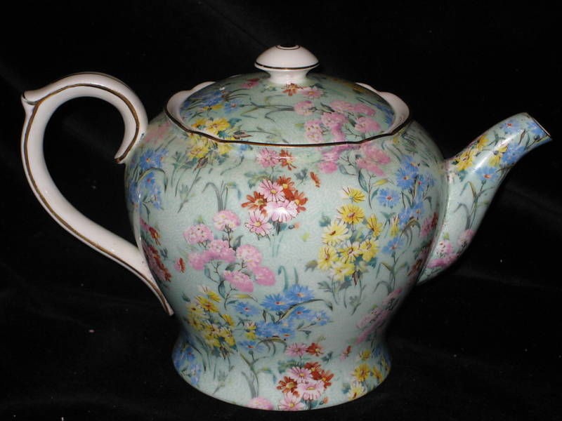 SHELLEY CHINA   Melody   Chintz   TEAPOT & LID   FT