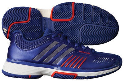 Adidas adipower Barricade 7.0 Womens Tennis Shoe   Ink Blue/Core 