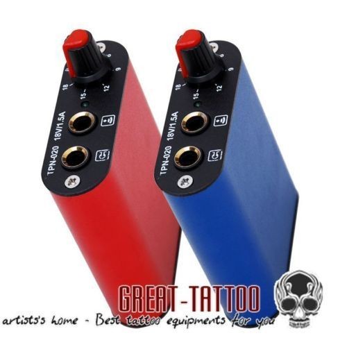 Tattoo Mini Power Supply P034 For Tattoo Kit Needles Grips Practise 