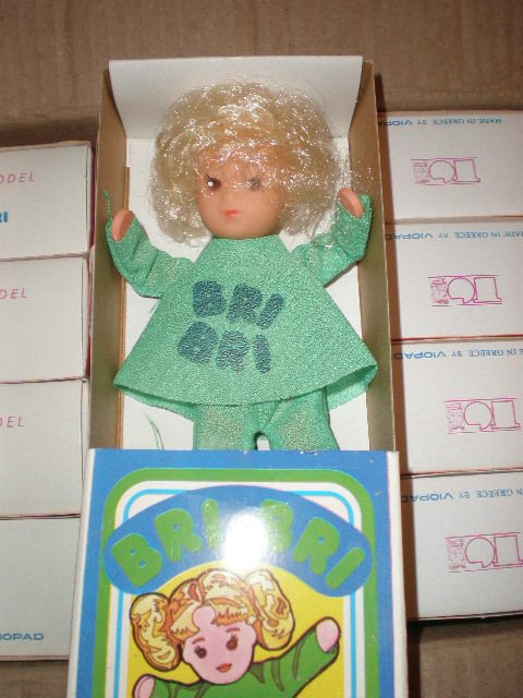 60S VINTAGE VIOPAD SEBINO BRI BRI DOLL MINT MIB GREEN1