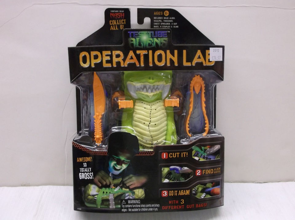 WILD PLANET TEST TUBE ALIENS NASH OPERATIONS LAB DISSECTION KIT BRAND 