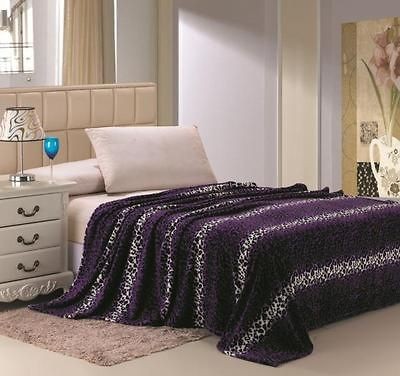 purple leopard bedding in Bedding