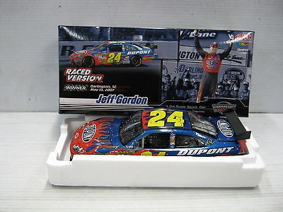 2007 JEFF GORDON #24 DUPONT DARLINGTON WIN 1/24 STANDARD PAINT * close 