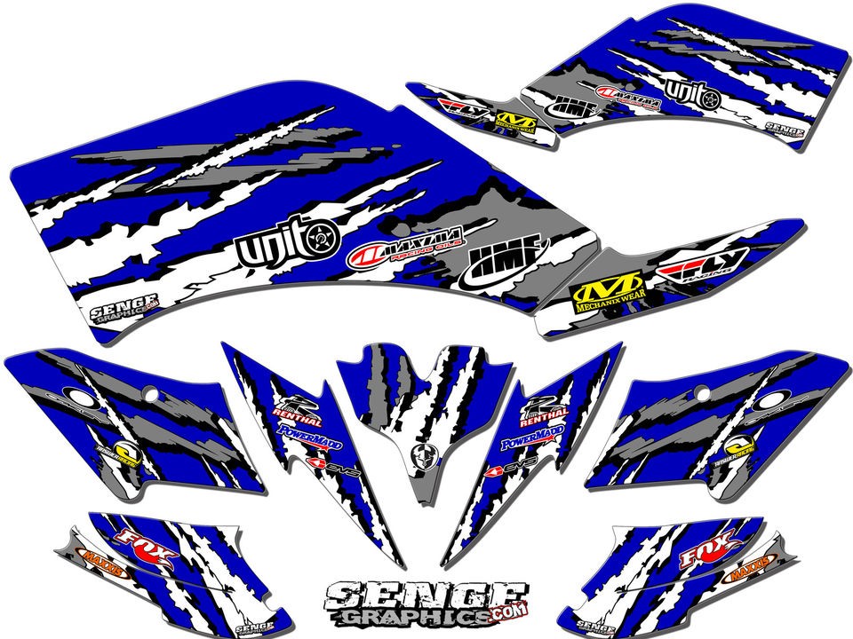   RAPTOR350 YAMAHA GRAPHICS KIT DECO STICKERS ATV QUAD 4 WHEELER FOUR