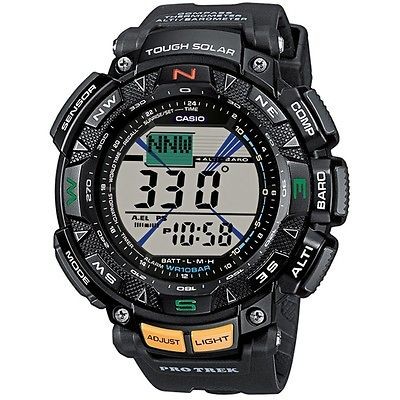 Casio Protrek PRG 240 1ER Compass Barometer Altitude Temperature UK 