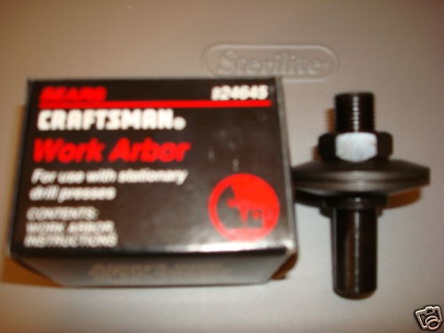 DRILL PRESS WORK ARBOR, , Craftsman 9 24645, NEW