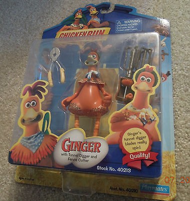 Chicken Run Aardman Action Figure Big Size Ginger with Escape Tools 