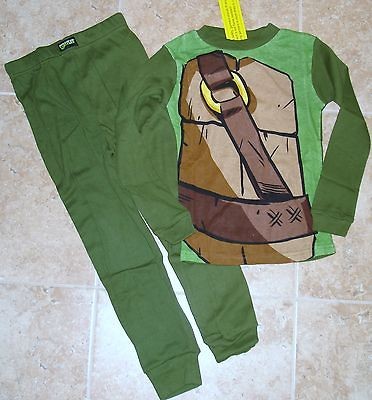 NWT Teenage Mutant NINJA TURTLES TMNT long shirt pants 2pc pajamas 6