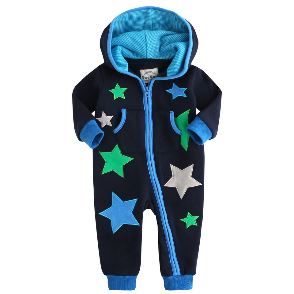 NWT Vaenait Baby Unisex Newborn Fleece Hoodie Jumpsuit OnepieceIn the 