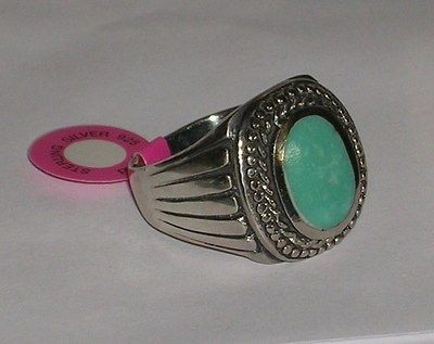 mens turquoise rings in Turquoise