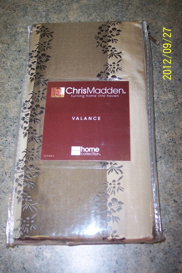 chris madden valance in Curtains, Drapes & Valances