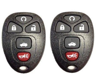 NEW PAIR GM KEYLESS ENTRY REMOTE KEY FOB TRANSMITTER CLICKER WIRELESS 