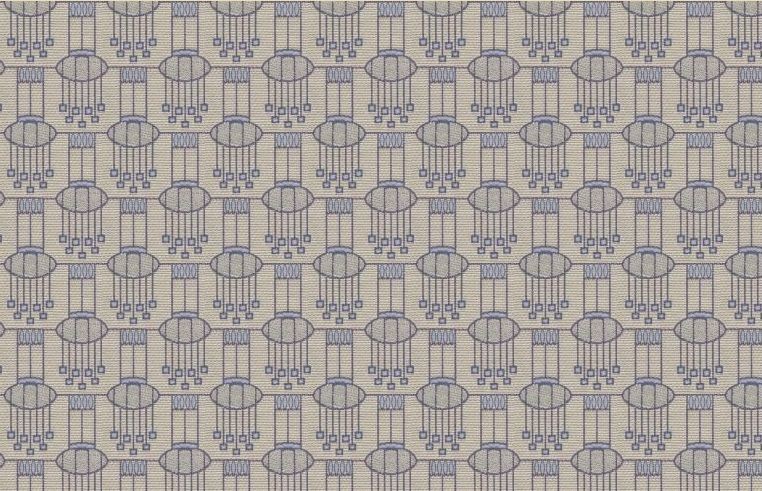   Art Nouveau Wiener Werkstätte upholstery Deko Fabric 2 Colour