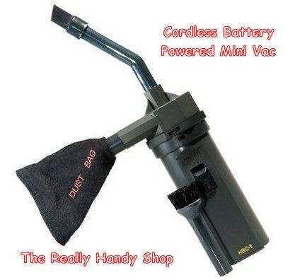 CORDLESS HANDHELD MINI VACUUM CLEANER COMPACT BATTERY POWERED SMALL 