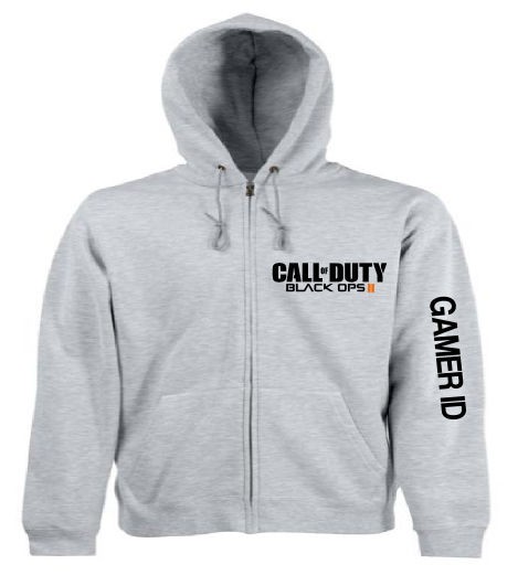 CALL OF DUTY BLACK OPS 2 ZIP UP HOODIE GAMER ID on back NEW Free uk 