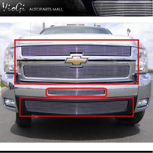 07 10 Chevy Silverado 2500 3500 HD Combo Billet Grille