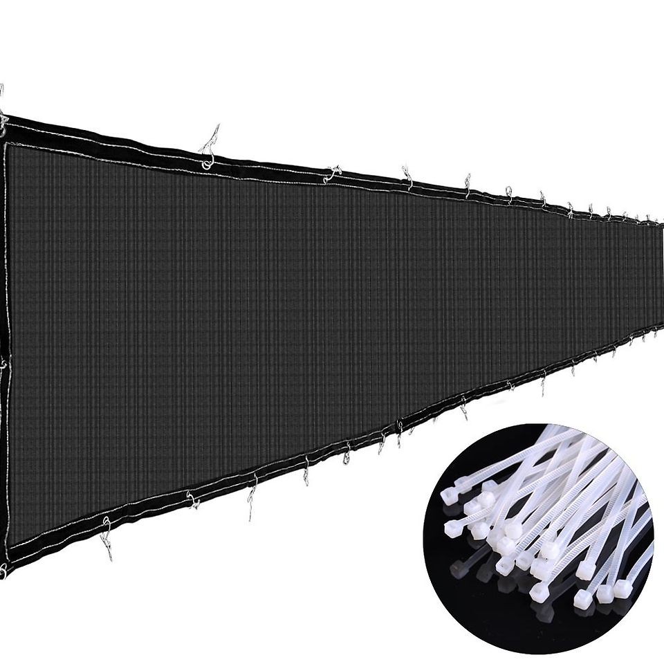 Privacy Fence Screen 4 Tall x 50 Mesh Windscreen Fabric Slat Backyard 
