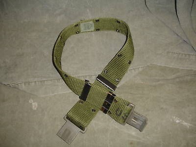 WEB PISTOL BELT NYLON OD GREEN BUG OUT BAG SURVIVAL PREPPER GEAR 