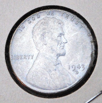 1943 D UNCIRCULATED STEEL LINCOLN CENT A141