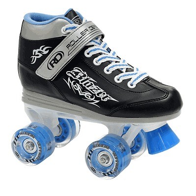 NEW ROLLER DERBY BLAZER LIGHTED QUAD SPEED SKATES BOYS sz 3 KIDS