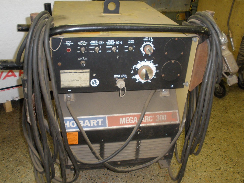 Hobart Mega Arc 300 Welder Welding with Cables