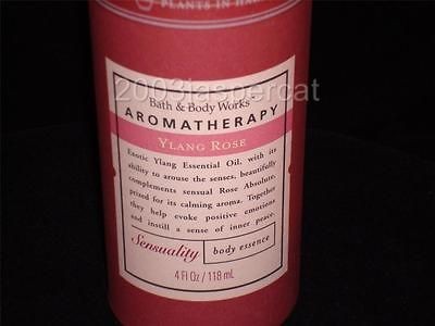 Ylang Rose Aromatherapy Sensuality Body Essence 4 oz Bath & Body Works 