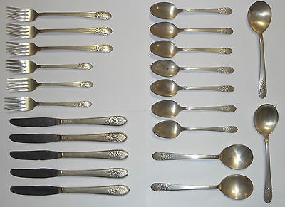 Original WM Rogers Silverware (See Details) 22 pc