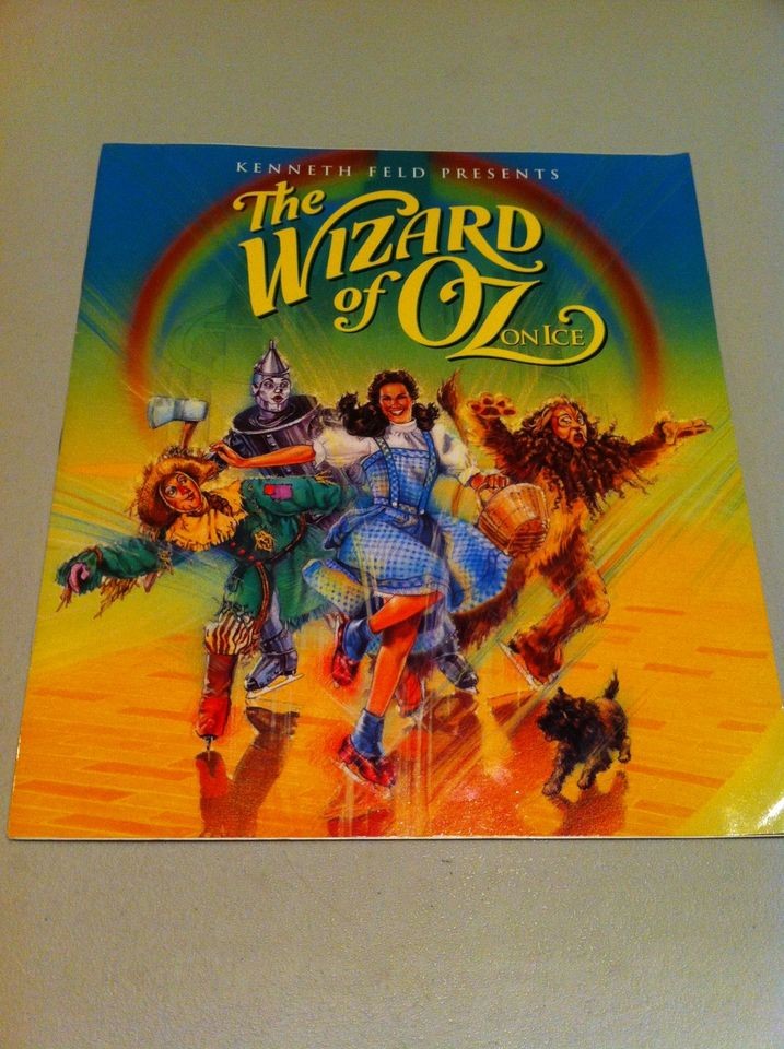 1996 Disney Wizard of Oz On Ice Program Guide Book XL 12