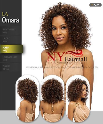 Vanessa Express Weave Half Wig   La Omara (Afro Type wig)