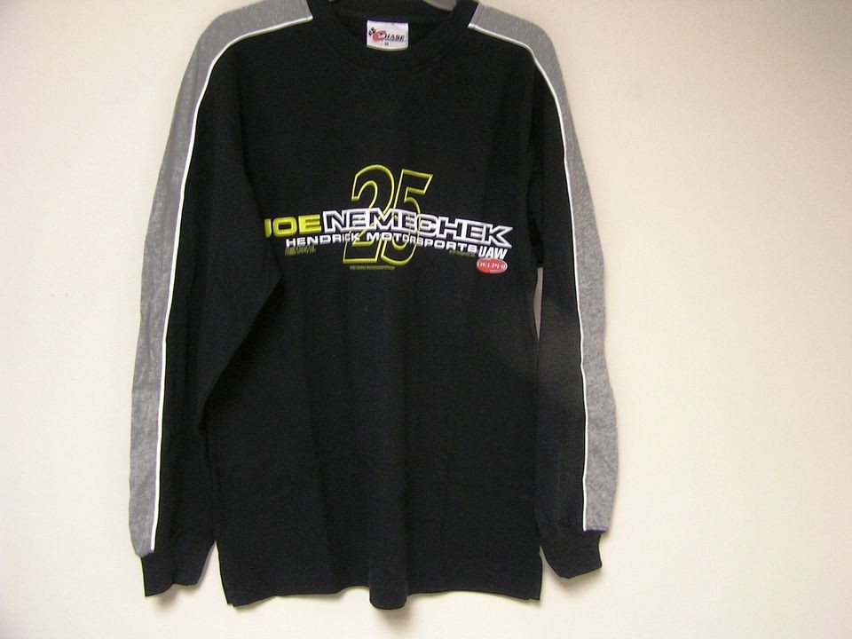   Long Sleeve T Shirt NWT NASCAR M, L, XL, 2XL Black 