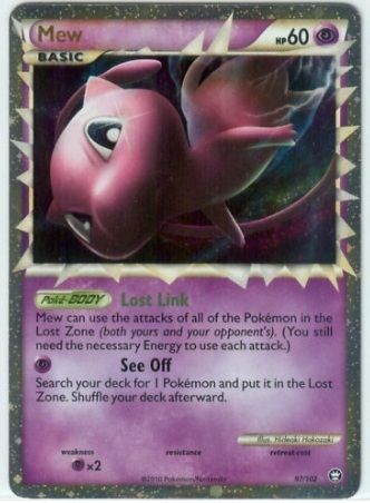 MEW PRIME 97/102 Ultra Rare Star Pokemon Holo Foil Card