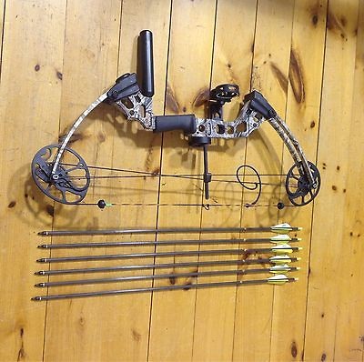 NEW Mission By Mathews Craze Bow Package Sight Rest Arrows Stabilizer 