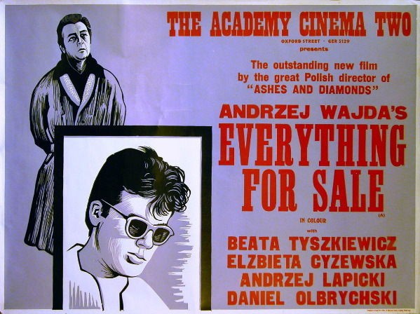 EVERYTHING FOR SALE 1968 Andrzej Wajda UK QUAD POSTER