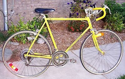 VINTAGE SCHWINN YELLOW CONTINENTAL BIKE BICYCLE 10 SPEED LOCAL PICKUP 