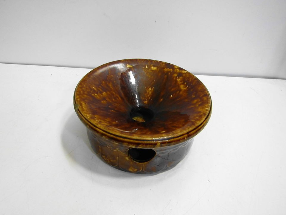 ANTIQUE ~ VINTAGE 7.75 BENNINGTON POTTERY TOBACCO SPITTOON