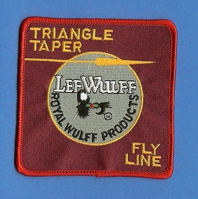 Lee Wulff Fly Line Bass Trout Fishing Patch Angler