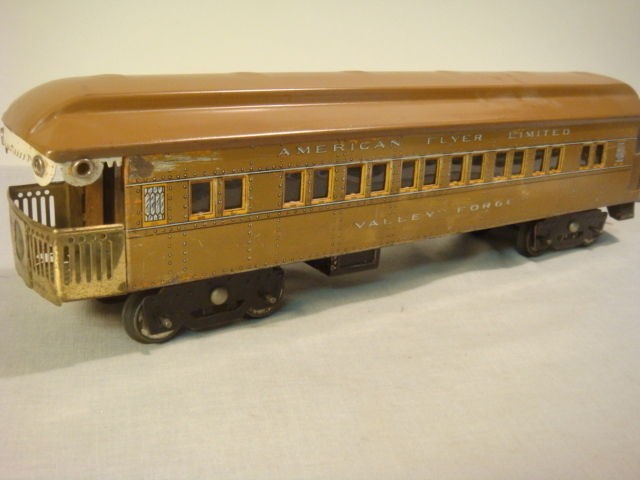 AMERICAN FLYER 4082 TAN PRESIDENT STANDARD GAUGE OBSERVATION #X666