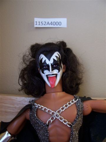 1977 KISS GENE SIMMONS Mego Factory Sample Muscle Doll