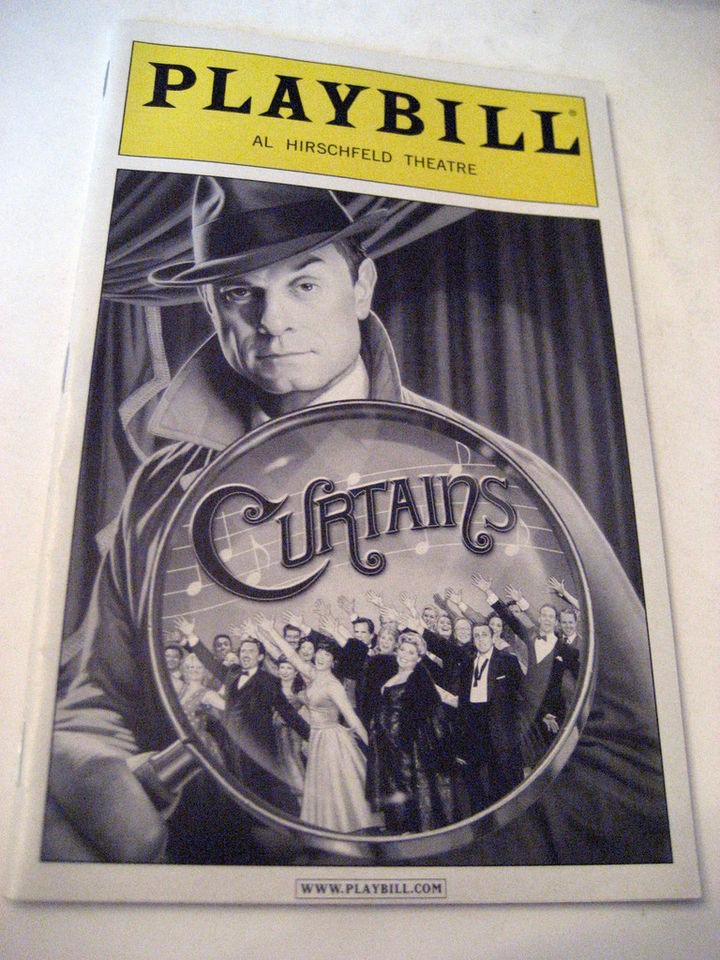 PLAYBILL CURTAINS AL HIRSCHFELD THEATRE JULY 2007