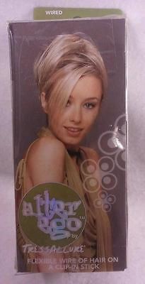 Alter Ego Tressallure Add On Flexible Wire of Hair on Clip In Stick 