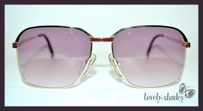 Vintage DUNHILL Mod 6067 Sunglasses 1/20 14KGF 1980s NewOS M/L Rare 