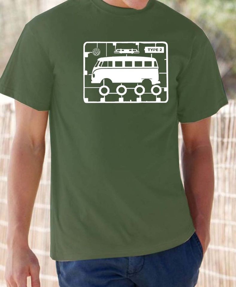 VW Bus Type 2 Airfix style t shirt