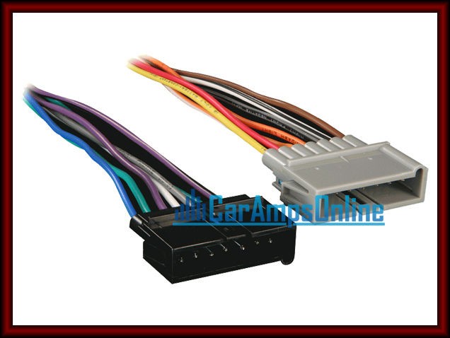 CAR STEREO CD PLAYER WIRING HARNESS WIRE ADAPTER PLUG FOR AFTERMARKET 